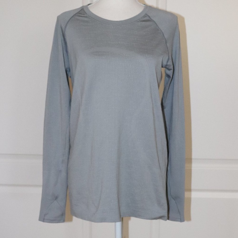 Lululemon Swiftly Tech Long Sleeve 2.0 Disconnect Rhino Gray Vapor Size 10